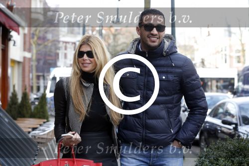 Amsterdam 25 maart 2013
Estelle Cruijff en Badr Hari op de cornelis schuytstraat.
Peter Smulders bv