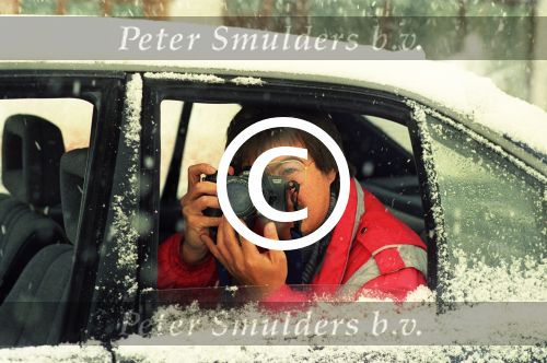 Lech, 20 Februari 1989
Bob Huitink, werkzaam als fotograaf voor Joop van Tellingen BV bij wintersport Kon. familie met o.a. Yolanda Adriaanse en Prins Willem Alexander
Foto Peter Smulders BV