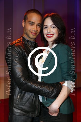 Hilversum 18 maart 2013
Perspresentatie nieuwe soap rtl V Malaika in studio 21. Curt Fontin met Nina v Koppen
Peter Smulders bv