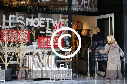 Amsterdam 14 maart 2013
Danny Cruijff met een vriendin op de pc hooftstraat.
Peter Smulders bv