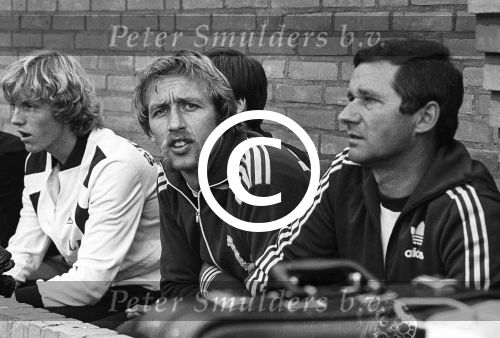 Eindhoven, 1981
FC Eindhoven trainer Jacques de Wit en keeper Fred v Berendonk
Foto Peter Smulders BV