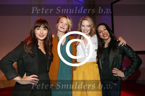Hilversum 18 maart 2013
Perspresentatie nieuwe soap rtl V Malaika in studio 21. GAMZE TAZIM, EVA SMID, MELISSA DROST EN ZAHRA OUAJIL

Peter Smulders bv