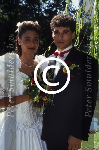 Eindhoven, 29 Augustus 1991
Trouwen Gerald Vanenburg met Marielle Vanenburg
Foto Peter Smulders BV