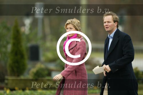 Den Haag 26 januari 2002
prins Willem Aleander en Maxima vrijgezellendag in Madurodam.  
Vanessa Loudon met man Janus Smalbraak
Peter Smulders bv