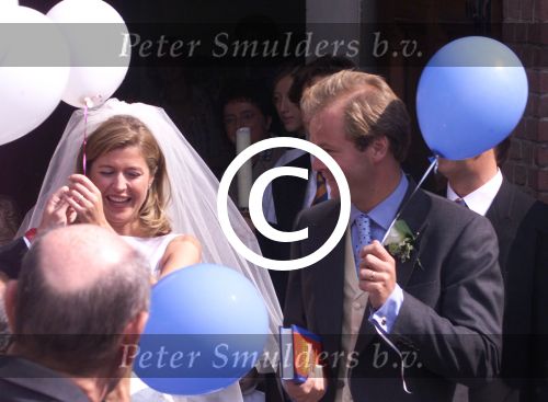 Leende 28 Augustus 1999
Kerkelijk huwelijk van Vanessa Loudon
met haar man Janus Smalbraak
