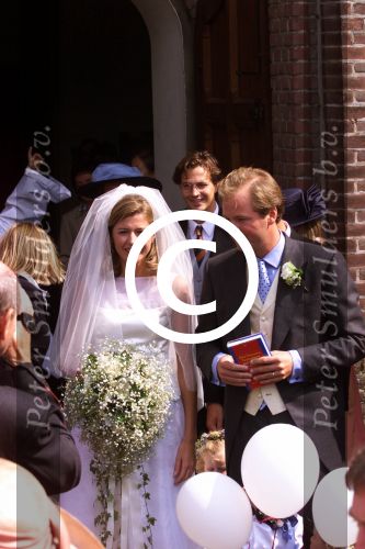 Leende 28 Augustus 1999
Kerkelijk huwelijk van Vanessa Loudon
met haar man Janus Smalbraak