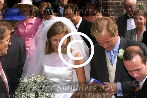 Leende 28 Augustus 1999
Kerkelijk huwelijk van Vanessa Loudon
met haar man Janus Smalbraak