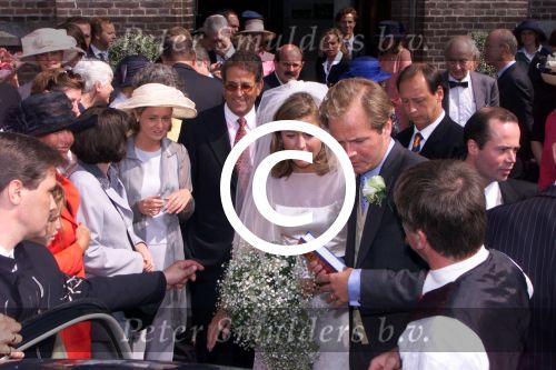 Leende 28 Augustus 1999
Kerkelijk huwelijk van Vanessa Loudon
met haar man Janus Smalbraak