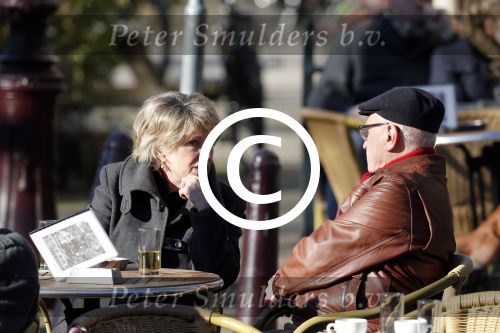 Amsterdam 4 maart 2013
Jenny Arean op terras in Amsterdam.
Peter Smulders bv
