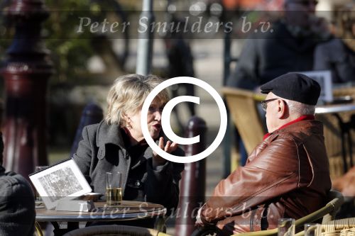 Amsterdam 4 maart 2013
Jenny Arean op terras in Amsterdam.
Peter Smulders bv
