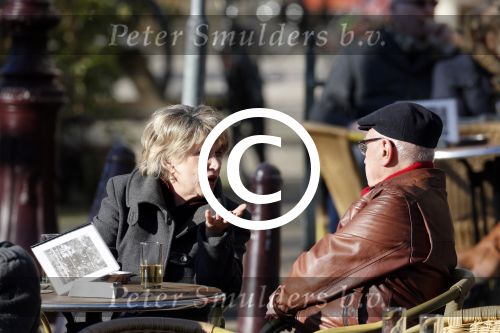 Amsterdam 4 maart 2013
Jenny Arean op terras in Amsterdam.
Peter Smulders bv