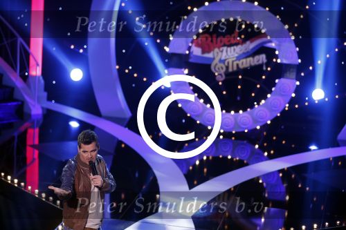 Hoofddorp 19 maart 2013
Opnames bloed zweet en tranen met Jeroen v d Boom en de juryleden Danny de Munk Roxeanne en Dre Hazes en Gerard Joling bij Claus partyhouse.
Peter Smulders bv