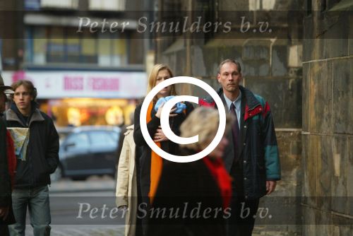 Amsterdam 28 december 2003
Prinses Maxima en Prinses Amalia wandelen met ouders Maxima en broer en zus bij Paleis op de Dam.Jorge Zorreguita en Carmen Zorreguita