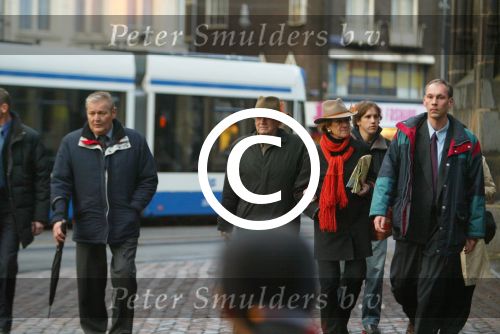 Amsterdam 28 december 2003
Prinses Maxima en Prinses Amalia wandelen met ouders Maxima en broer en zus bij Paleis op de Dam.Jorge Zorreguita en Carmen Zorreguita