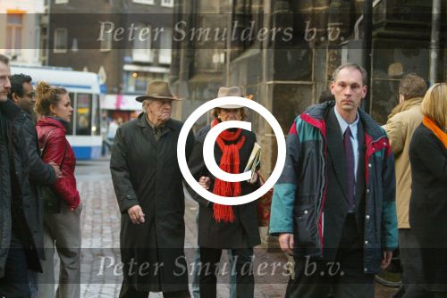 Amsterdam 28 december 2003
Prinses Maxima en Prinses Amalia wandelen met ouders Maxima en broer en zus bij Paleis op de Dam.Jorge Zorreguita en Carmen Zorreguita