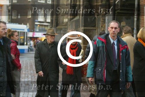 Amsterdam 28 december 2003
Prinses Maxima en Prinses Amalia wandelen met ouders Maxima en broer en zus bij Paleis op de Dam.Jorge Zorreguita en Carmen Zorreguita