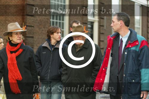 Amsterdam 28 december 2003
Prinses Maxima en Prinses Amalia wandelen met ouders Maxima en broer en zus bij Paleis op de Dam.Jorge Zorreguita en Carmen Zorreguita