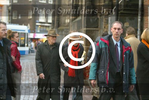 Amsterdam 28 december 2003
Prinses Maxima en Prinses Amalia wandelen met ouders Maxima en broer en zus bij Paleis op de Dam.Jorge Zorreguita en Carmen Zorreguita