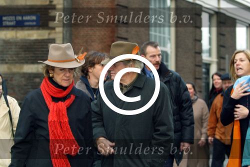 Amsterdam 28 december 2003
Prinses Maxima en Prinses Amalia wandelen met ouders Maxima en broer en zus bij Paleis op de Dam.Jorge Zorreguita en Carmen Zorreguita