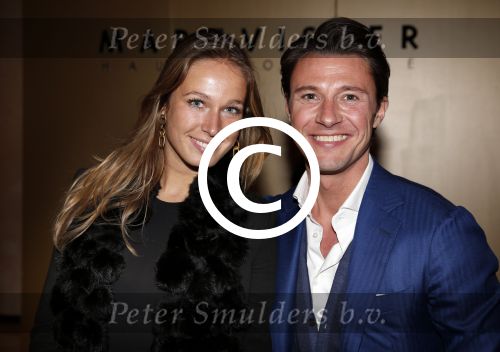 Amsterdam 9 maart 2013
Modeshow Mart Visser in het Hilton. Martijn Lusink met vriendin
Peter Smulders bv