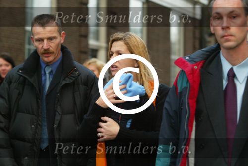 Amsterdam 28 december 2003
Prinses Maxima en Prinses Amalia wandelen met ouders Maxima en broer en zus bij Paleis op de Dam.Jorge Zorreguita en Carmen Zorreguita