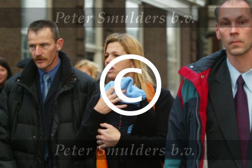 Amsterdam 28 december 2003
Prinses Maxima en Prinses Amalia wandelen met ouders Maxima en broer en zus bij Paleis op de Dam.Jorge Zorreguita en Carmen Zorreguita