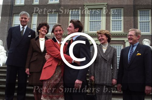 Apeldoorn, 29 November 1997
Verloving van Prins Maurits met Prinses Marilene (Marilene v d Broek, dochter van oud minister v d Broek)
Foto Peter Smulders BV