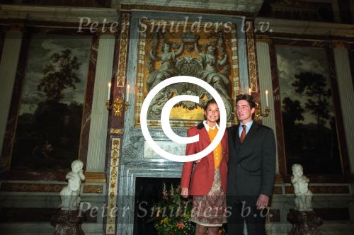 Apeldoorn, 29 November 1997
Verloving van Prins Maurits met Prinses Marilene (Marilene v d Broek, dochter van oud minister v d Broek)
Foto Peter Smulders BV