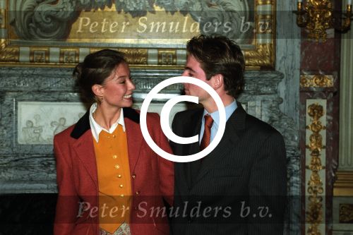 Apeldoorn, 29 November 1997
Verloving van Prins Maurits met Prinses Marilene (Marilene v d Broek, dochter van oud minister v d Broek)
Foto Peter Smulders BV