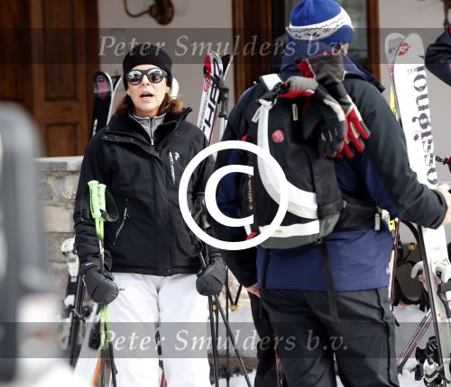 Zurs 19 februari 2013
Prinses Caroline van Monaco en haar dochter op ski vakantie in Zurs/Lech.
Peter Smulders bv