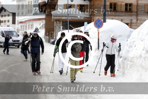Zurs 19 februari 2013
Prinses Caroline van Monaco en haar dochter op ski vakantie in Zurs/Lech.
Peter Smulders bv