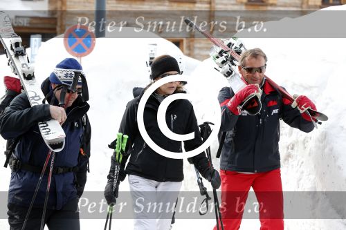 Zurs 19 februari 2013
Prinses Caroline van Monaco en haar dochter op ski vakantie in Zurs/Lech.
Peter Smulders bv