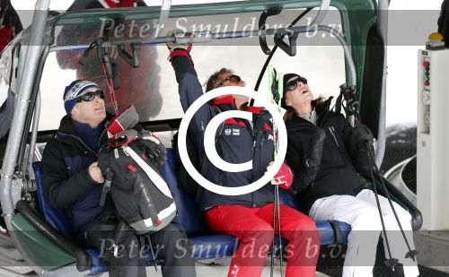 Zurs 19 februari 2013
Prinses Caroline van Monaco en haar dochter op ski vakantie in Zurs/Lech.
Peter Smulders bv