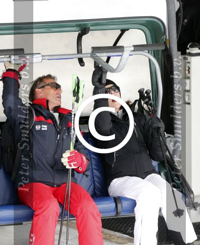 Zurs 19 februari 2013
Prinses Caroline van Monaco en haar dochter op ski vakantie in Zurs/Lech.
Peter Smulders bv