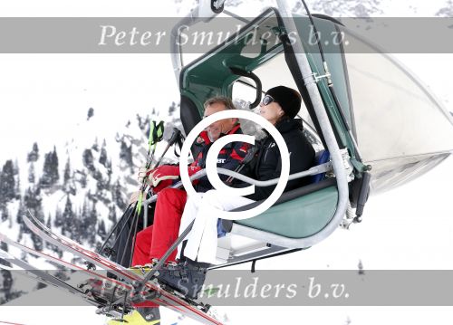 Zurs 19 februari 2013
Prinses Caroline van Monaco en haar dochter op ski vakantie in Zurs/Lech.
Peter Smulders bv
