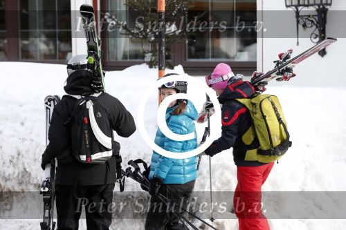 Zurs 19 februari 2013
Prinses Caroline van Monaco en haar dochter op ski vakantie in Zurs/Lech.
Peter Smulders bv