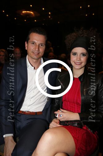 Amsterdam 9 maart 2013
Modeshow Mart Visser in het Hilton. Richard en Emma Krajicek
Peter Smulders bv