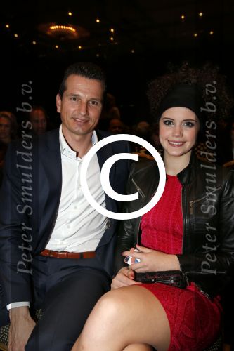 Amsterdam 9 maart 2013
Modeshow Mart Visser in het Hilton. Richard en Emma Krajicek
Peter Smulders bv