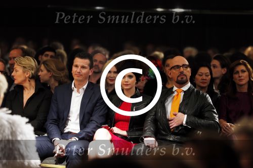 Amsterdam 9 maart 2013
Modeshow Mart Visser in het Hilton. Richard en Emma Krajicek en Maik de Boer
Peter Smulders bv