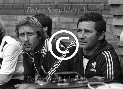 Eindhoven, 1981
FC Eindhoven trainer Jacques de Wit en keeper Fred Beerendonk
Foto Peter Smulders BV