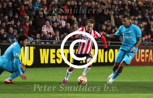 Eindhoven, 19 Februari 2015
1/16 finale UEFA Cup Seizoen 2014-2015
PSV-FC Zenith, eindstand 0-1

Foto Junior Smulders
