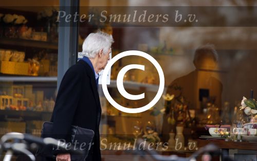 Amsterdam 4 maart 2015  
Berend Boudewijn op straat in Amsterdam zuid.