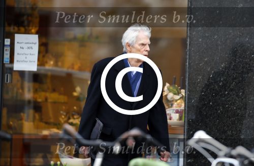 Amsterdam 4 maart 2015  
Berend Boudewijn op straat in Amsterdam zuid.