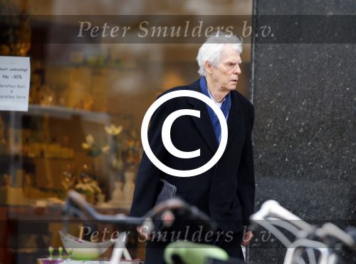 Amsterdam 4 maart 2015  
Berend Boudewijn op straat in Amsterdam zuid.