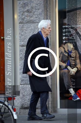 Amsterdam 4 maart 2015  
Berend Boudewijn op straat in Amsterdam zuid.
