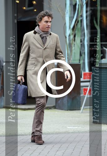Amsterdam 4 maart 2015
Camiel Eurlings wandelend op straat in Amsterdam zuid.