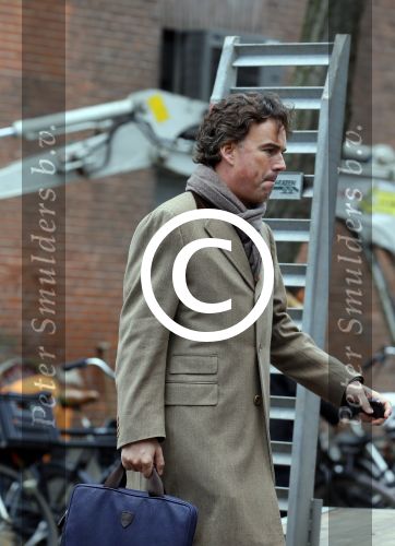 Amsterdam 4 maart 2015
Camiel Eurlings wandelend op straat in Amsterdam zuid.