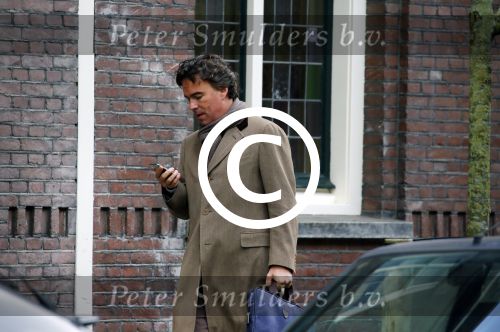 Amsterdam 4 maart 2015
Camiel Eurlings wandelend op straat in Amsterdam zuid.