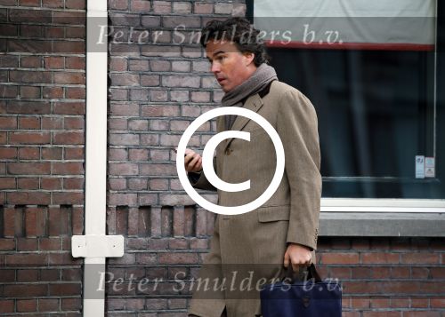 Amsterdam 4 maart 2015
Camiel Eurlings wandelend op straat in Amsterdam zuid.