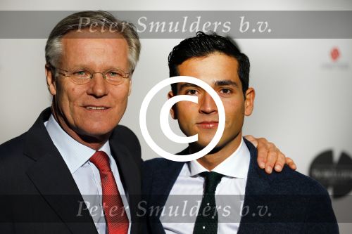 Amsterdam 2 maart 2015
Uitreiking van de tv beelden.
Fons de Poel met zoon Aviv en schoondochter